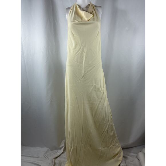 Staud 'Giuseppe' Beige Viscose Dress Size XL - Picture 3 of 4